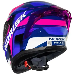 Imagem 7 de Capacete Norisk Flow Pulse - Preto/Azul/Rosa
