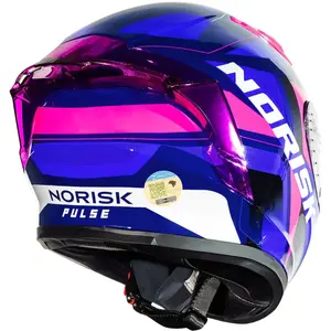 Imagem 8 de Capacete Norisk Flow Pulse - Preto/Azul/Rosa