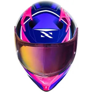 Imagem 6 de Capacete Norisk Flow Pulse - Preto/Azul/Rosa