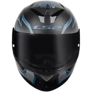 Imagem 5 de Capacete LS2 Rapid III Xtrem - Preto/Azul Petrol Fosco