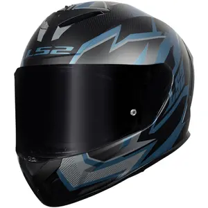 Imagem 3 de Capacete LS2 Rapid III Xtrem - Preto/Azul Petrol Fosco