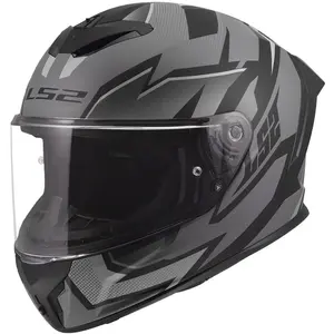 Imagem 2 de Capacete LS2 Rapid III Xtrem - Preto/Cinza Fosco