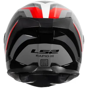 Imagem 9 de Capacete LS2 Rapid III Hyper - Preto/Vermelho