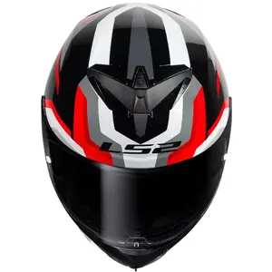 Imagem 6 de Capacete LS2 Rapid III Hyper - Preto/Vermelho