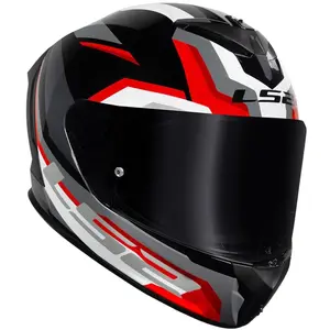 Imagem 4 de Capacete LS2 Rapid III Hyper - Preto/Vermelho