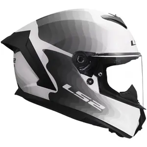 Imagem 2 de Capacete LS2 Rapid III Flow - Branco/Cinza