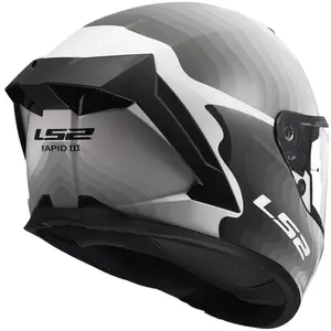 Imagem 5 de Capacete LS2 Rapid III Flow - Branco/Cinza