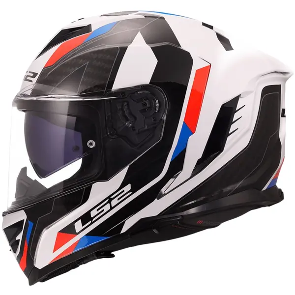 Imagem 1 de Capacete LS2 Storm III Sporty - Branco/Azul/Vermelho
