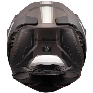 Imagem 9 de Capacete LS2 Storm III Sporty - Preto/Cinza