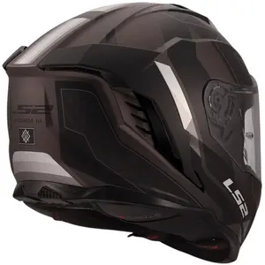 Imagem 7 de Capacete LS2 Storm III Sporty - Preto/Cinza
