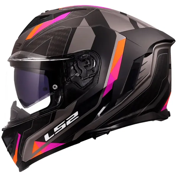 Imagem 1 de Capacete LS2 Storm III Sporty - Cinza/Roxo