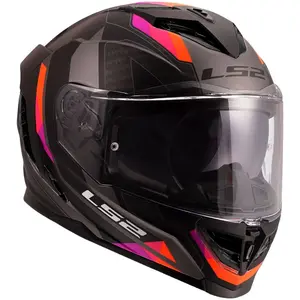 Imagem 4 de Capacete LS2 Storm III Sporty - Cinza/Roxo