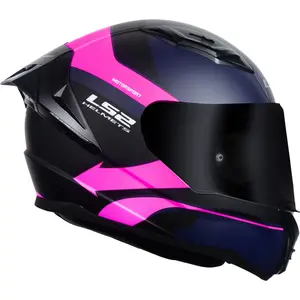 Imagem 2 de Capacete LS2 Vigo Vision - Azul Navy/Rosa Fosco