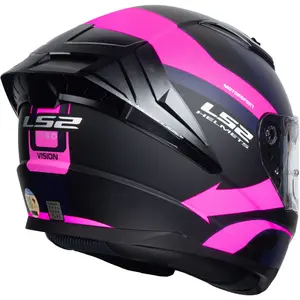 Imagem 6 de Capacete LS2 Vigo Vision - Azul Navy/Rosa Fosco