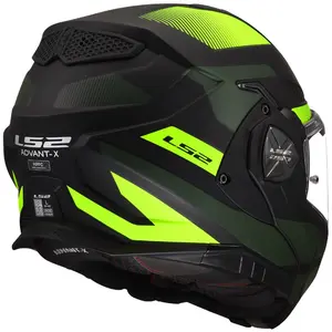 Imagem 7 de Capacete LS2 Advant X FF901 Nova - Preto/Amarelo Fosco (Articulado)