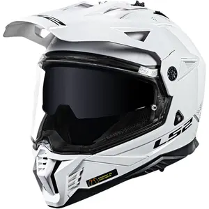 Imagem 4 de Capacete LS2 MX702 Pioneer 2 Monocolor - Branco