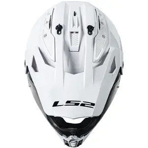 Imagem 6 de Capacete LS2 MX702 Pioneer 2 Monocolor - Branco