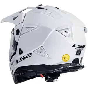 Imagem 8 de Capacete LS2 MX702 Pioneer 2 Monocolor - Branco