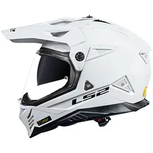 Capacete LS2 MX702 Pioneer 2 Monocolor - Branco