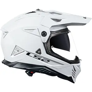 Imagem 2 de Capacete LS2 MX702 Pioneer 2 Monocolor - Branco