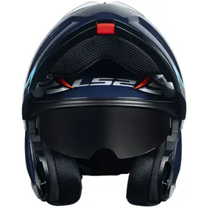 Imagem 7 de Capacete LS2 Strobe 2 FF908 Tribal - Laranja (Articulado)