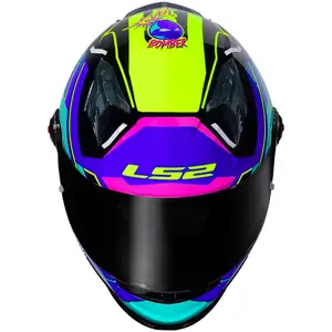 Imagem 5 de Capacete LS2 FF358 Pro Bomber - Preto/Verde