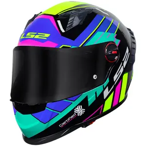 Imagem 3 de Capacete LS2 FF358 Pro Bomber - Preto/Verde