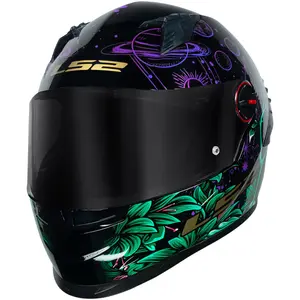 Imagem 3 de Capacete LS2 FF358 Pro Moon - Preto/Roxo