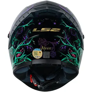 Imagem 7 de Capacete LS2 FF358 Pro Moon - Preto/Roxo