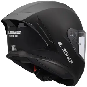 Imagem 6 de Capacete LS2 Rapid III Monocolor - Preto Fosco