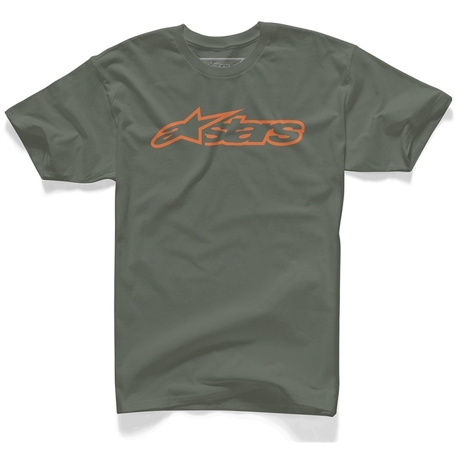 T-Shirt Casual Alpinestars AGELESS CLASSIC TEE Arancione Militare Vendita Online