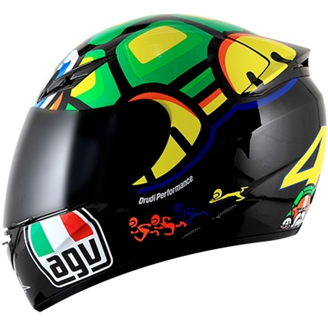 Capacete AGV K3 Turtle (Valentino Rossi) Grid Motors