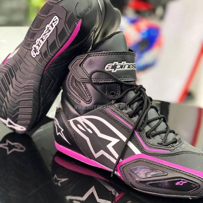 Tênis Alpinestars Stella Faster 2 WP Preta/Rosa (Feminino)