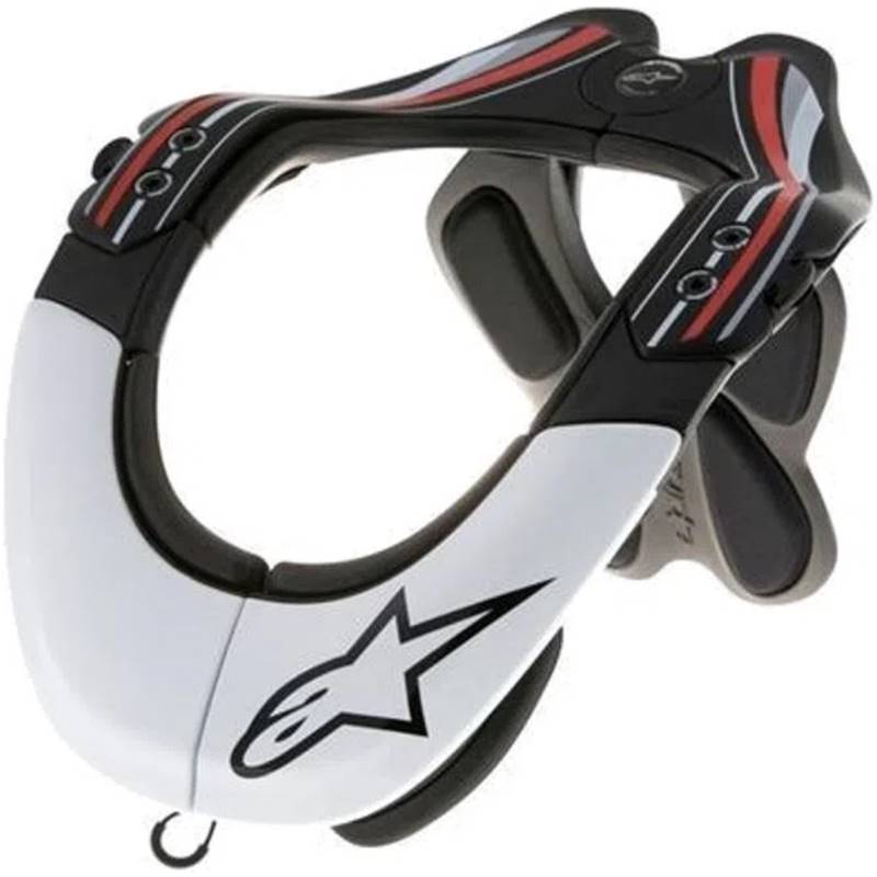 Protetor de Pescoço Alpinestars BNS Pro Branco (Neck Brace) 5230